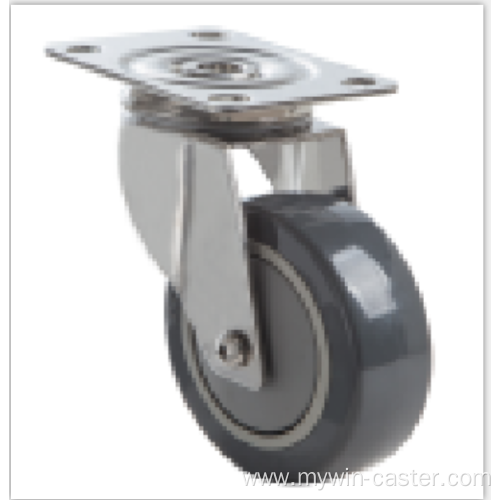 4 inch Stainless steel bracket mediun duty casters without brakes